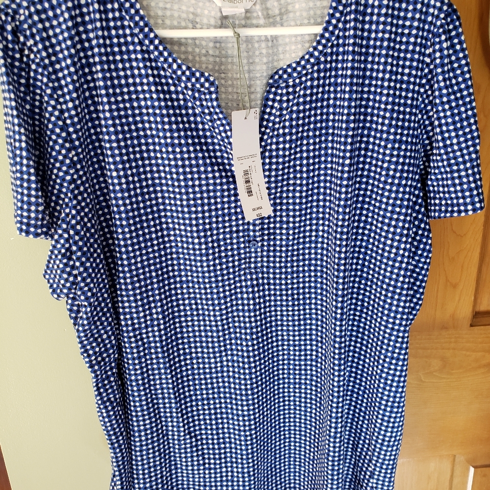 New With Tags Liz Claiborne Ladies SizeXXL Blouse